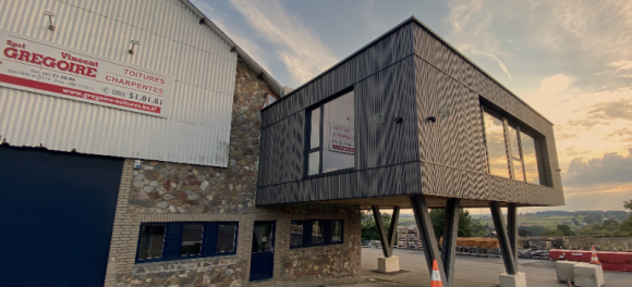 Vos bureaux en structure bois à Cherain : modernité et durabilité