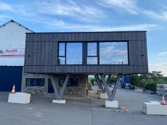 Vos bureaux en structure bois à Cherain : modernité et durabilité
